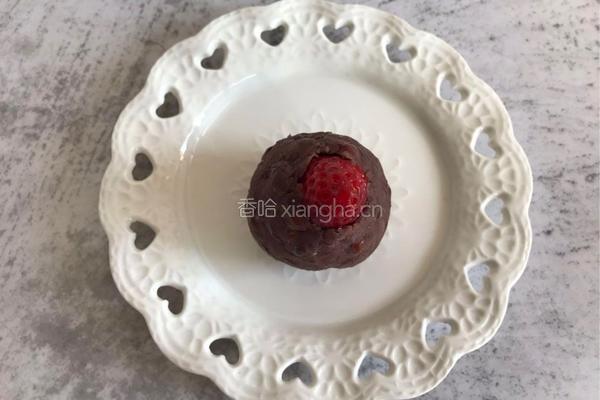 抹茶草莓大福的做法图解5