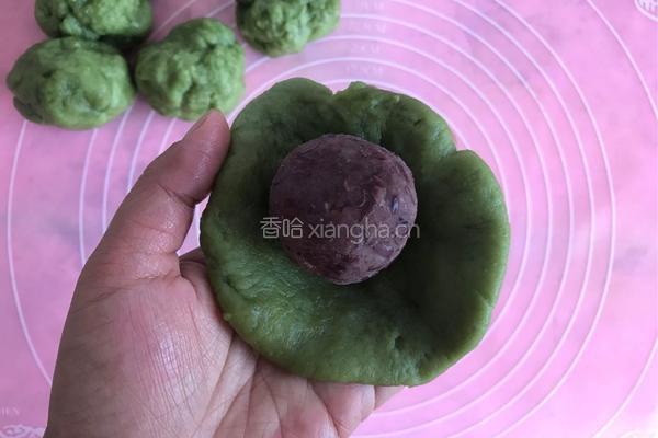 抹茶草莓大福的做法图解8