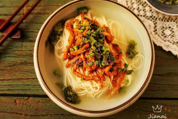 香椿肉丝面的做法图解12
