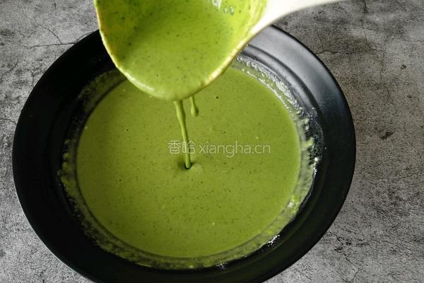 菠菜鸡蛋饼的做法图解7