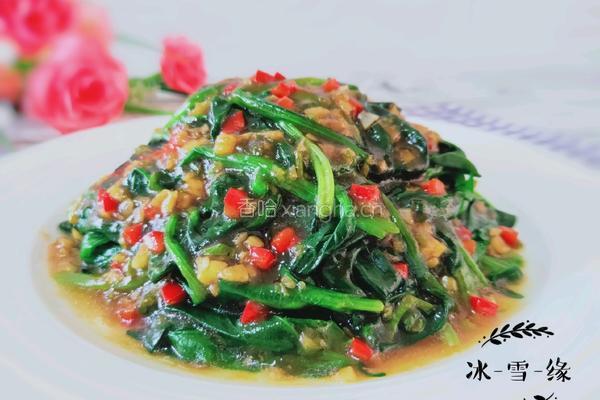 耗油菠菜的做法图解1