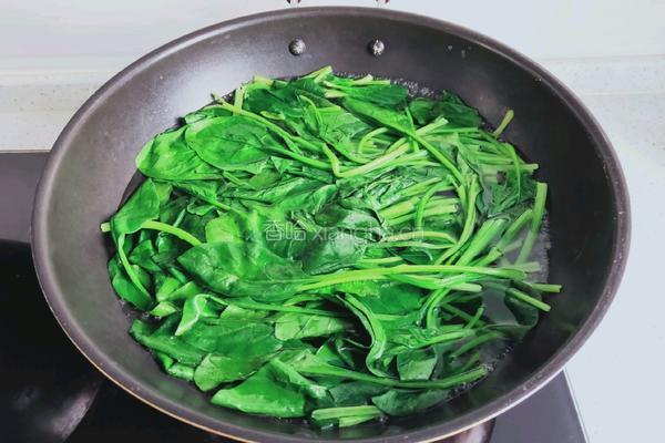 耗油菠菜的做法图解4