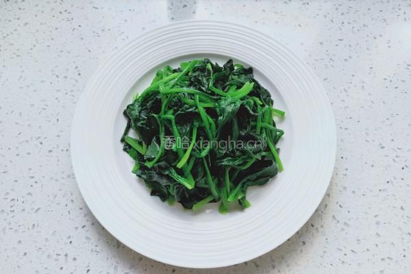 耗油菠菜的做法图解5