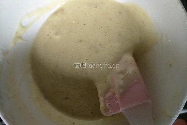 香蕉溶豆的做法图解3