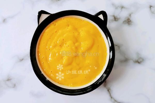 缤纷芒果奶昔的做法图解4