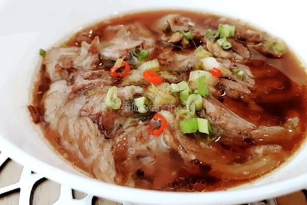小时候爸爸的蒸肘花的做法图解4