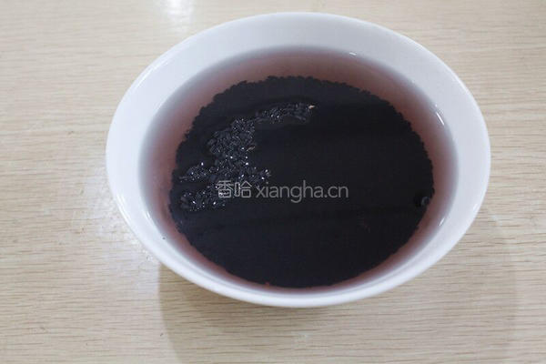 紫米花生米糊的做法图解2
