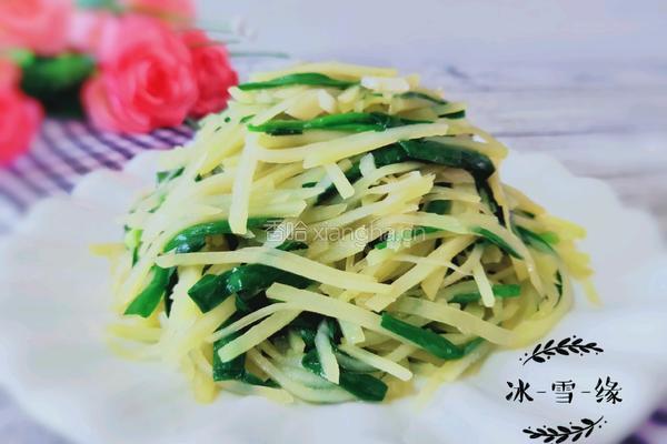 韭菜土豆丝的做法图解10