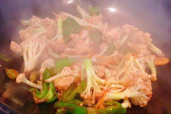 快手干煸菜花的做法图解6