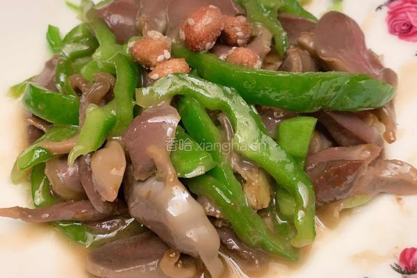 菜椒炒鸭肫的做法图解11