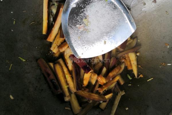 茄子炒肉的做法图解19