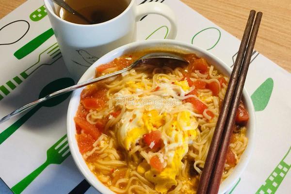 番茄鸡蛋面的做法图解5