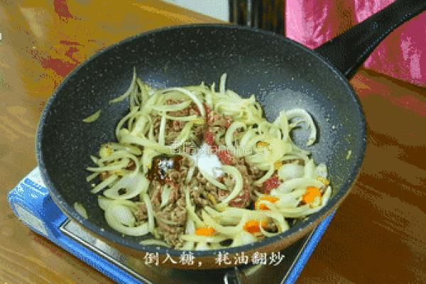 韩式牛肉卷炒豆芽的做法图解11