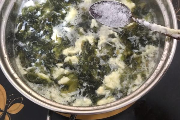 紫菜蛋花汤的做法图解4