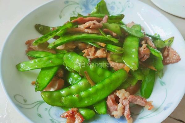 荷兰豆炒瘦肉的做法图解7