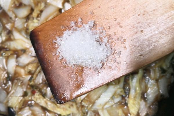 醋溜白菜的做法图解13