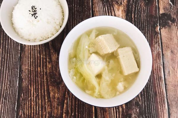 白菜粉丝豆腐汤