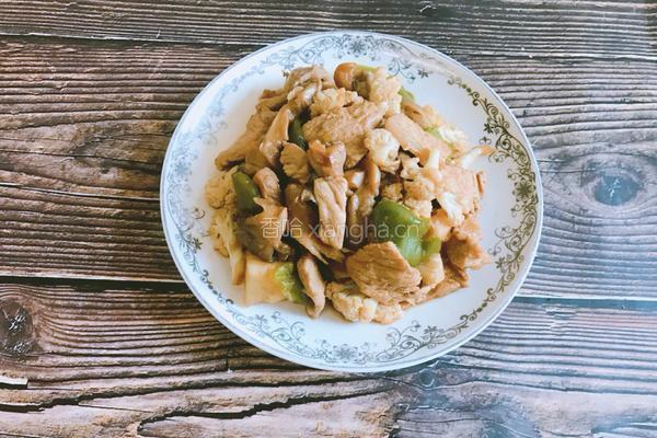 平菇炒花菜的做法图解8