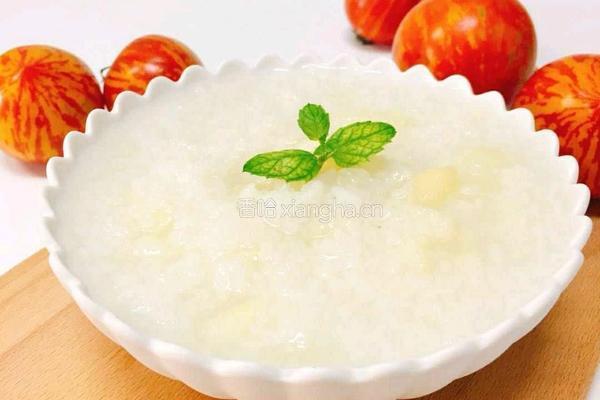 宝宝辅食梨子粥8m的做法图解7