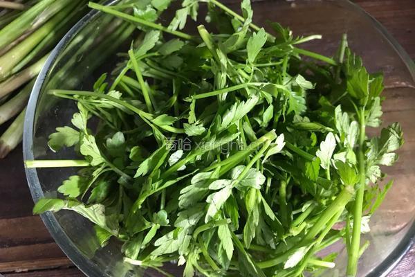 野芹菜叶豆腐汤的做法图解2