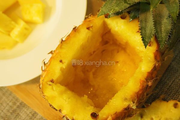 菠萝饭的做法图解3