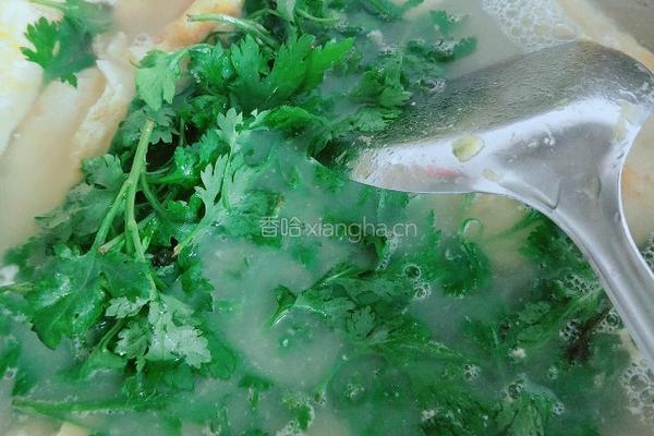 野菊花头蛋汤的做法图解6