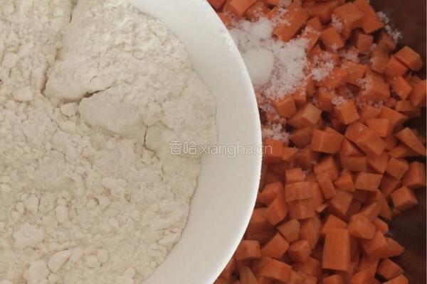 黄金地瓜饼的做法图解4