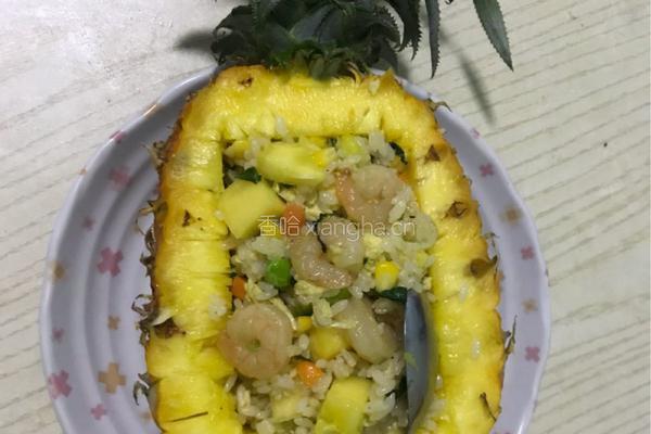 菠萝炒饭的做法图解10