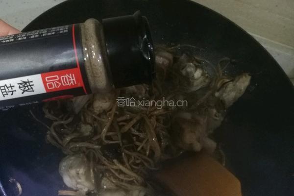 茶树菇烧羊排的做法图解7
