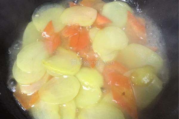 土豆年糕炒日本豆腐的做法图解8