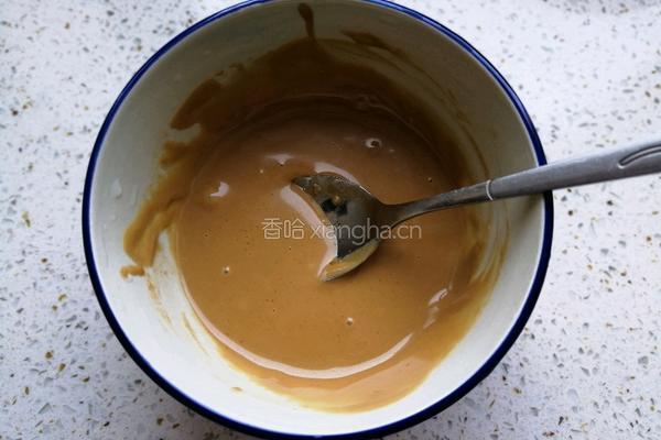麻酱菠菜塔的做法图解4