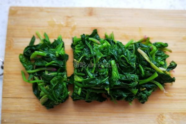 麻酱菠菜塔的做法图解6