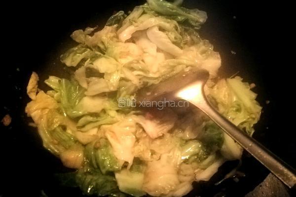 耗油手撕包菜的做法图解6