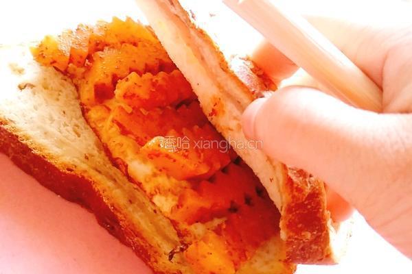 土豆鸡蛋三明治的做法图解12