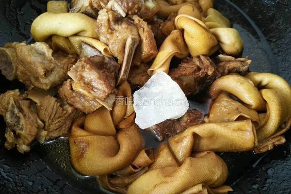 百叶结烧肉的做法图解8