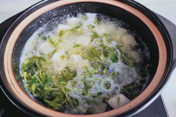 香椿豆腐汤的做法图解7