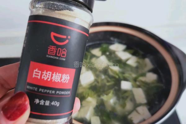 香椿豆腐汤的做法图解8