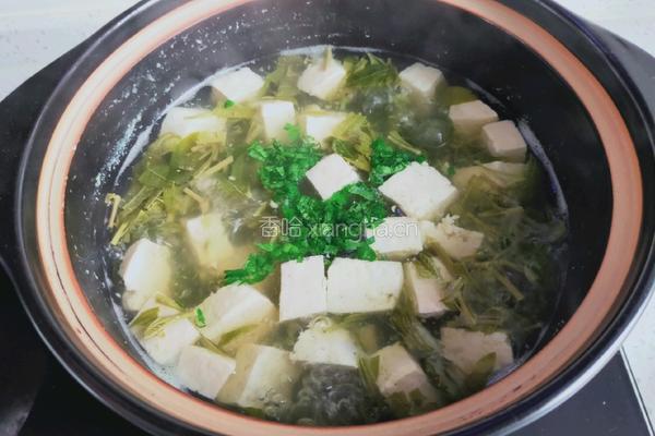 香椿豆腐汤的做法图解9