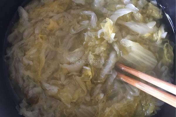 酸菜粉丝冻豆腐的做法图解3