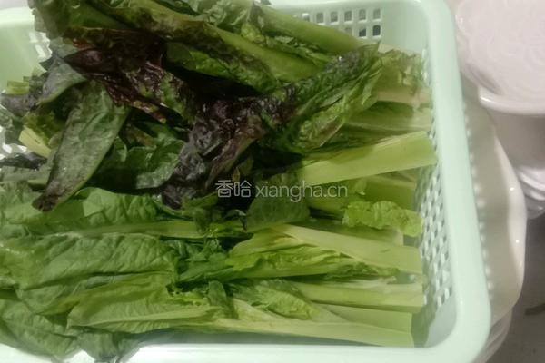 豉油笋尖的做法图解1