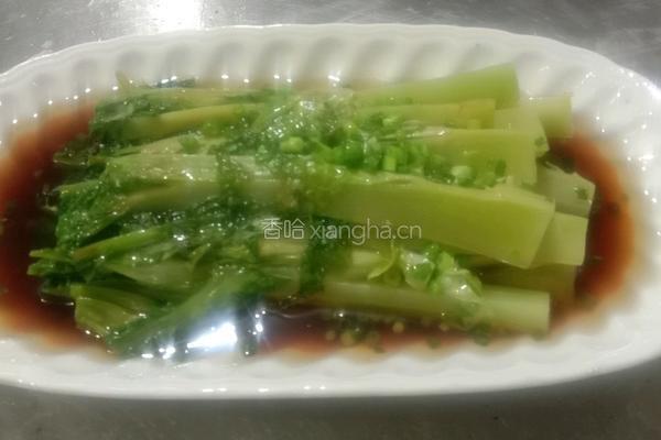 豉油笋尖的做法图解2