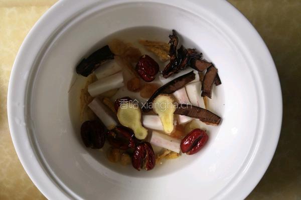 五料炖鸡汤的做法图解5