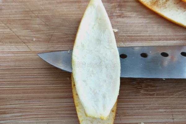 糖渍橙皮的做法图解4