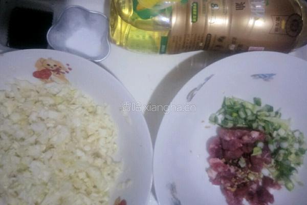经典猪肉白菜包的做法图解5