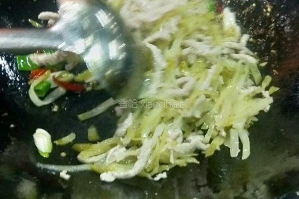 榨菜肉丝的做法图解7