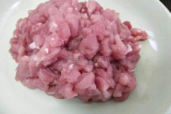 肉沫豆角的做法图解1