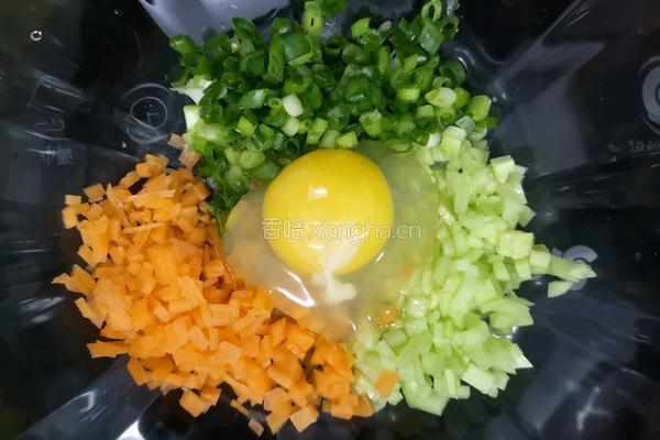 蔬菜饼的做法图解2