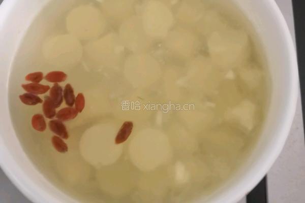 （鸡蛋豆腐版）翡翠白玉汤的做法图解7