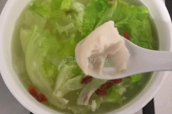 （鸡蛋豆腐版）翡翠白玉汤的做法图解9
