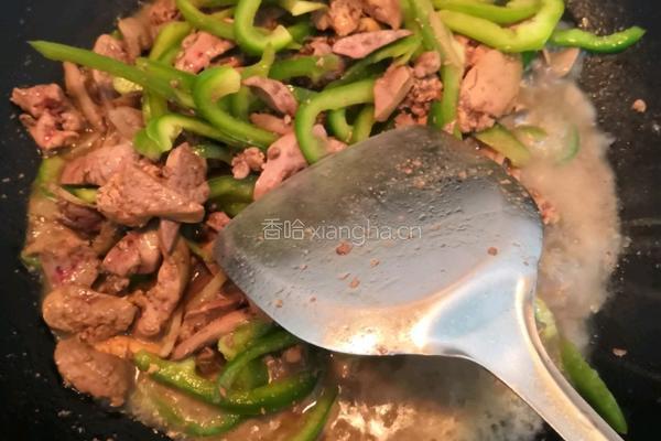 青椒鸡肝的做法图解13